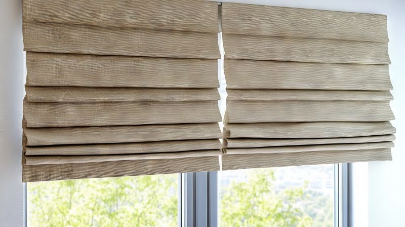 Local Roman Shades Installation in Haymarket, VA